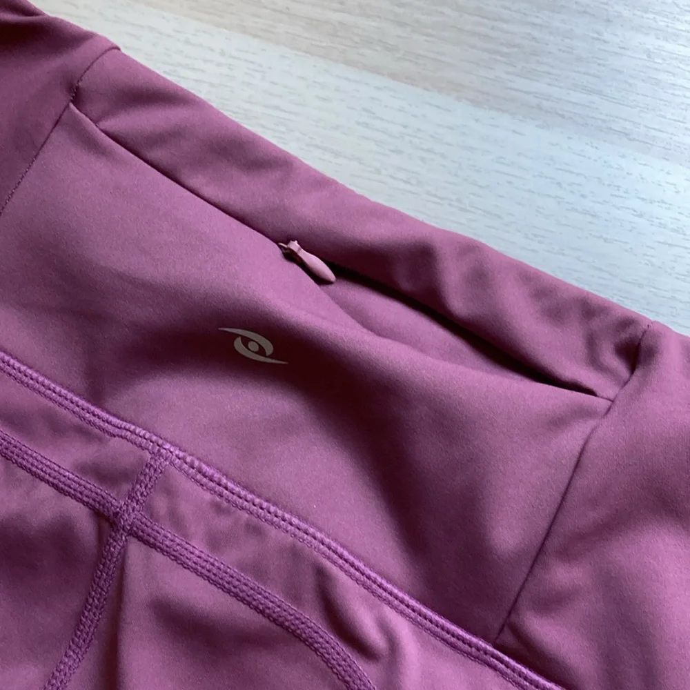 Pink High-Waist Bike Shorts with Stretchy Fabric, women’s size medium - Picture 8 of 8